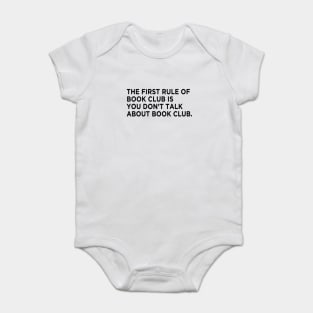 First Rule of Book Club Baby Bodysuit